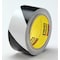 3M Safety Stripe Tape Rubber/Vinyl Black/White, 3" W x 108 ft. L, 5.4 mil Thick 5700 - alternate 1