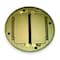 Hubbell Wiring Device-Kellems Electrical Box Cover, 2 Gangs, Round, Brass S1TFCBRS - alternate 1