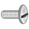 Zoro Select #10-32 x 1/2 in Slotted Truss Machine Screw, Zinc Plated Steel, 100 PK MSTFI-1000500-100P - alternate 1