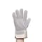 Mcr Safety Leather Gloves, Cowhide, Safety Cuff, Wing Thumb, Gray, L, 1 PR 1702L - alternate 2