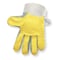 Mcr Safety Leather Gloves, Cowhide, Safety Cuff, Wing Thumb, Gray, M, 1 PR 1702M - alternate 2