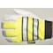 Mcr Safety Hi-Vis Cold Protection Mechanics Gloves, Grain Goatskin Palm, Hook-and-Loop Cuff, Black/Lime/White 968M - alternate 5