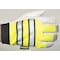 Mcr Safety Hi-Vis Cold Protection Mechanics Gloves, Grain Goatskin Palm, Hook-and-Loop Cuff, Black/Lime/White 968M - alternate 6