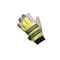 Mcr Safety Hi-Vis Cold Protection Mechanics Gloves, Grain Goatskin Palm, Hook-and-Loop Cuff, Black/Lime/White 968S - alternate 6