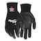 Mcr Safety Coated Gloves, Bi-Polymer, Smooth, Palm, 4 Abrasion Level, Black, L (9) 1 PR N9674L - alternate 1