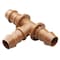 Rain Bird Tee, 1/2 In. Tubing, Brown, Plastic, PK4 BT50/4PKS - alternate 1
