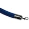 Lawrence Metal Barrier Rope, 1-1/2 In x 6 ft, Blue ROPE-VELR-24-06/0-2-SNAP-1P - alternate 1
