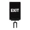 Tensabarrier Acrylic Sign for Tensabarrier Post SIGN-0711-250-33-V-S03 BRKT-HDSC-33 - alternate 1