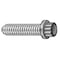 Zoro Select Grade 9, 3/4"-10 Flange Bolt, Plain Alloy Steel, 2 in L, 5 PK 2FB78 - alternate 2