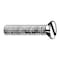 Zoro Select 1/4"-20 x 3-1/2 in Slotted Flat Machine Screw, Plain 18-8 Stainless Steel, 25 PK U51110.025.0350 - alternate 1