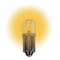 Zoro Select 0.7 W, Compact LED Bulb, Amber, T3-1/4, 1800K Temp. Amber Finish, Non-Dimmable (Formerly LumaPro) L24V-MB-A - alternate 2