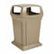 Rubbermaid Commercial Ranger(R) 45 gal Square Outdoor Can, Beige, None, Plastic, 24 7/8 in FG917388BEIG - alternate 5