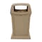 Rubbermaid Commercial Ranger(R) 45 gal Square Outdoor Can, Beige, None, Plastic, 24 7/8 in FG917388BEIG - alternate 4