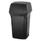Rubbermaid Commercial Ranger(R) 35 gal Square Outdoor Can, Black, None, Plastic, 21 1/2 in FG843088BLA - alternate 1