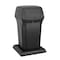 Rubbermaid Commercial Ranger(R) 35 gal Square Outdoor Can, Black, None, Plastic, 21 1/2 in FG843088BLA - alternate 3