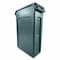 Rubbermaid Commercial Rectangular Recycling Bin, Green, 11" Dia, Plastic FG354007GRN - alternate 6