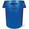Rubbermaid Commercial BRUTE 44 gal Round Heavy Duty Plastic Can, Gray, None, Plastic FG264360GRAY - alternate 6