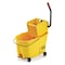 Rubbermaid Commercial 11 gal WaveBrake Side Press Mop Bucket and Wringer, Yellow, Polypropylene FG618688YEL - alternate 1