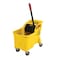 Rubbermaid Commercial Mop Bucket and Wringer with Reverse Press, 7 3/4 gal gal Capacity, Yellow FG738000YEL - alternate 1