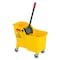 Rubbermaid Commercial Mop Bucket and Wringer with Reverse Press, 7 3/4 gal gal Capacity, Yellow FG738000YEL - alternate 2