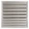 Dayton 30 in 33"H-W 5.75"L Alu Wall Backdraft Dampr, 30-1/2 in x 30-1/2 in, Aluminum 2FTX1 - alternate 1