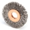 Weiler Crimped Wire Wheel Wire Brush, Arbor, 1-1/2" 96306 - alternate 1