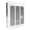 Dayton Recessed Wall-Mount Electric Heater, Fan Forced, 208/240V AC, 18-1/4 in H x 14-5/8 in W x 3-7/8 in D 3UG56 - alternate 1