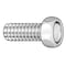 Zoro Select #8-32 x 5/8 in Hex Hex Machine Screw, Zinc Plated Steel, 100 PK 575672-PG - alternate 1