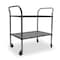 Zoro Select Wire Cart, 2 Shelf, 36x18x39, Chrome 2HDD2 - alternate 1