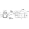 Dayton AC Gearmotor, 345 in-lb Max. Torque, 81 RPM Nameplate RPM, 115/230V AC Voltage, 1 Phase 2H606 - alternate 4