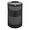 Rubbermaid Commercial Classics 51 gal Round Outdoor Can, Black, None, Steel, Not Applicable FGS55ETBKPL - alternate 1