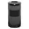Rubbermaid Commercial Classics 25 gal Round Outdoor Can, Black, None, Steel, Not Applicable FGS3ETBKPL - alternate 1