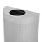 Rubbermaid Commercial Half Rounds 12 gal Half-Round Indoor Metal Can, Silver Metallic, None, Steel, Not Applicable FGSH12EPLSM - alternate 4