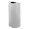 Rubbermaid Commercial Half Rounds 12 gal Half-Round Indoor Metal Can, Silver Metallic, None, Steel, Not Applicable FGSH12EPLSM - alternate 1