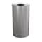 Rubbermaid Commercial Half Rounds 12 gal Half-Round Indoor Metal Can, Stainless Steel, None, Stainless Steel FGSH12SSPL - alternate 2