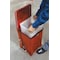Rubbermaid Commercial Defender 4 gal Square Step-On Can, Red, Foot Pedal, Steel, 12 in FGST7EPLRD - alternate 4