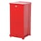 Rubbermaid Commercial Defender 13 gal Square Step-On Can, Red, Foot Pedal, Steel, 15 in FGST24EPLRD - alternate 1