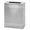 Rubbermaid Commercial SILHOUETTE 22-1/2 gal Rectangular Indoor Metal Can, Stainless Steel, None, Stainless Steel FGSR18SSPL - alternate 1