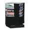Durham Mfg Magazine Display 20 Compartments, 14-1/8"W x 14-1/8"D Black 409-08 - alternate 1