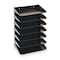 Zoro Select File Holder, Black, Steel, 12 in W, 8 3/4 in L, 17 3/4 in H, 7 Number of Compartments 2KEK8 - alternate 2
