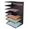 Zoro Select File Holder, Black, Steel, 12 in W, 8 3/4 in L, 17 3/4 in H, 7 Number of Compartments 2KEK8 - alternate 1