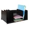 Zoro Select File Holder, Black, Steel, 21 1/2 in W, 11 in L, 8 3/4 in H, 9 Number of Compartments 2KEK9 - alternate 1