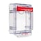 Safety Technology International Pull Station Guard, Polycarbonate, Surface Mount, Clear, 5 3/16 in Depth, 6 13/16 in Width, No Alarm STI-1230 - alternate 1