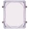Safety Technology International Audible and Strobe Guard, Polycarbonate, Flush Mount, 6 1/2 in W x 8 1/2 in H x 4 in D, Clear STI-1221E - alternate 3