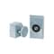 Edwards Signaling Electromagnetic Door Holder, Flush Wall Mounted, Aluminum 1504-AQN5 - alternate 1