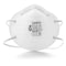 3M N95 Disposable Respirator, 8200, Dual Headstrap, Polyisoprene Strap, Nose Clip, White, PK20 8200 - alternate 3