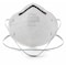 3M N95 Disposable Respirator, 8200, Dual Headstrap, Polyisoprene Strap, Nose Clip, White, PK20 8200 - alternate 2