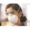 3M N95 Disposable Respirator, 8200, Dual Headstrap, Polyisoprene Strap, Nose Clip, White, PK20 8200 - alternate 9