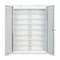 Sellstrom Eyewear Germicidal Cabinet, Case with Door, Steel, 32 in H x 24 1/2 in W x 9 1/2 in D, White S90494 - alternate 4