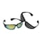 Smith & Wesson 38 Special, Safety Glasses, Scratch-Resistant, Clear Lens, Black Frame, Full-Frame 19856 - alternate 5